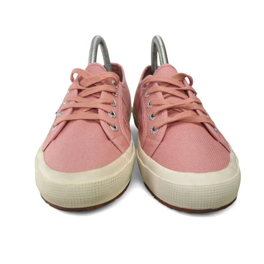 Superga Cotu 2750 Low Casual Sneakers Women's 7 Dusty‎ Rose Pink / Off White